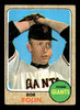 1968 Topps Bobby Bolin #169 San Francisco Giants Low Grade - Marks front of card