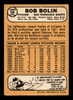 1968 Topps Bobby Bolin #169 San Francisco Giants Low Grade - Marks back of card