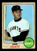 1968 Topps Jack Hiatt #419 San Francisco Giants VG-EX front of card