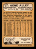1968 Topps Gene Alley #53 Pittsburgh Pirates VG-EX back of card