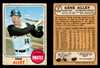 1968 Topps Gene Alley #53 Pittsburgh Pirates VG-EX front and back of card