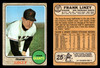 1968 Topps Frank Linzy #147 San Francisco Giants VG-EX front and back of card