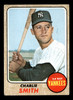 1968 Topps Charley Smith #596 New York Yankees VG-EX front of card