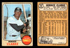 1968 Topps Horace Clarke #263 New York Yankees VG-EX front and back of card
