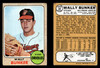 1968 Topps Wally Bunker #489 Baltimore Orioles VG-EX front and back of card