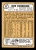 1968 Topps John O'Donoghue #456 Baltimore Orioles VG-EX back of card