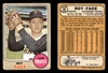 1968 Topps Roy Face #198 Pittsburgh Pirates VG front and back of card
