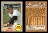 1968 Topps John Hiller #307 Detroit Tigers VG-EX front and back of card
