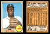 1968 Topps Earl Wilson #160 Detroit Tigers VG-EX front and back of card
