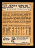 1968 Topps Jerry Grote #582 New York Mets VG-EX back of card