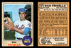 1968 Topps Danny Frisella #191 New York Mets Low Grade - Creases front and back of card