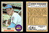 1968 Topps Greg Goossen #386 New York Mets VG-EX front and back of card