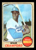 1968 Topps Willie Crawford #417 Los Angeles Dodgers VG-EX front of card