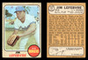 1968 Topps Jim Lefebvre #457 Los Angeles Dodgers VG front and back of card