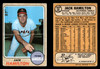 1968 Topps Jack Hamilton #193 California Angels Low Grade - Creases front and back of card