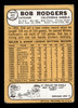 1968 Topps Buck Rodgers #433 California Angels VG-EX back of card