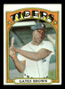 1972 Topps Gates Brown #187 Detroit Tigers VG-EX front of card