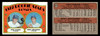 1972 Topps Lance Clemons / Monty Montgomery #372 Royals Rookie Stars RC VG-EX front and back of card