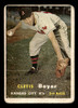 1957 Topps Clete Boyer #121 Kansas City Athletics VG front of card