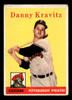1958 Topps Danny Kravitz #444 Pittsburgh Pirates VG front of card