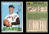 1967 Topps Bob Bolin #252 San Francisco Giants No White Streak Good - Front and Back