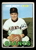 1967 Topps Jack Hiatt #368 San Francisco Giants Low Grade - Creases - Front