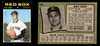 1971 Topps Ray Culp #660 Boston Red Sox High Number Low Grade - Creases - Front and Back