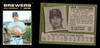 1971 Topps Skip Lockwood #433 Milwaukee Brewers Low Grade - Creases - Front and Back