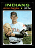 1971 Topps Dennis Higgins #479 Cleveland Indians Good - Front