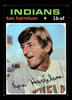 1971 Topps Ken Harrelson #510 Cleveland Indians VG - Front
