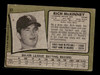 1971 Topps Rich McKinney #37 Chicago White Sox RC Low Grade - Creases - Back