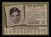 1971 Topps Dick McAuliffe #3 Detroit Tigers VG - Back