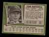 1971 Topps Tom Matchick #321 Kansas City Royals Low Grade - Creases - Back