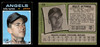 1971 Topps Billy Wynne #718 California Angels High Number Low Grade - Creases - Front and Back
