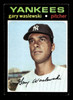 1971 Topps Gary Waslewski #277 New York Yankees VG - Front