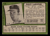 1971 Topps Dave LaRoche #174 California Angels RC Good - Back