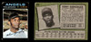 1971 Topps Tony Gonzalez #256 California Angels Low Grade - Creases - Front and Back