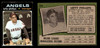 1971 Topps Lefty Phillips #279 California Angels Low Grade - Creases - Front and Back