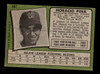 1971 Topps Horacio Pina #497 Washington Senators RC Low Grade - Creases - Back