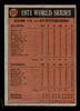 1972 Topps 1971 World Series Game 5 #227 Pittsburgh Pirates / Baltimore Orioles Low Grade - Creases - Back