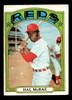 1972 Topps Hal McRae #291 Cincinnati Reds Low Grade - Marks - Front