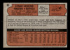 1972 Topps Cesar Cedeno #65 Houston Astros Low Grade - Creases - Back
