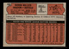 1972 Topps Norm Miller #466 Houston Astros VG - Back
