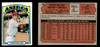 1972 Topps Norm Miller #466 Houston Astros VG - Front and Back