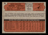 1972 Topps Rich Chiles #56 Houston Astros RC Low Grade - Creases - Back
