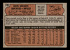 1972 Topps Don Mason #739 San Diego Padres High Number Good - Back