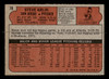 1972 Topps Steve Arlin #78 San Diego Padres RC Low Grade - Marks - Back