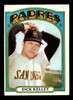 1972 Topps Dick Kelley #412 San Diego Padres Low Grade - Marks - Front