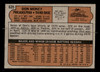 1972 Topps Don Money #635 Philadelphia Phillies Low Grade - Creases - Back
