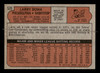 1972 Topps Larry Bowa #520 Philadelphia Phillies VG - Back